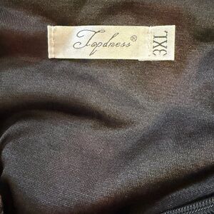 Topdress Black Dress 3XL